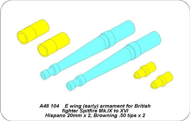 Main Image Armament for Spitfire Mk.IX to XVI - Aber Models