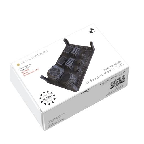 Faustus Models 1:35 - FM35033 Jagdpanther G2 Engine Details