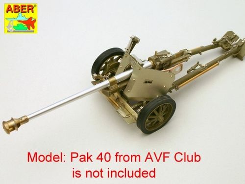 German 75 mm Barrel for PaK 40 - Late model