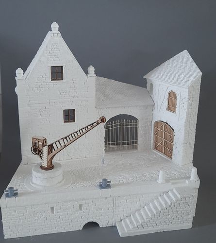 RT-Diorama 35308 Diorama Base: Marne River Port WWI (1:35)