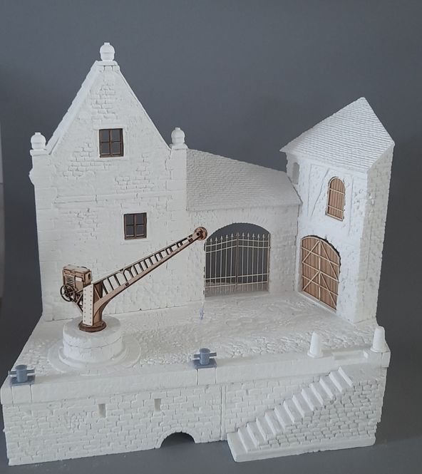 Hovedbilde RT-Diorama 35308 Diorama Base: Marne River Port ...