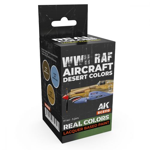 AK-Interactive RCS110 RAF WWII Aircraft Desert Colors Set