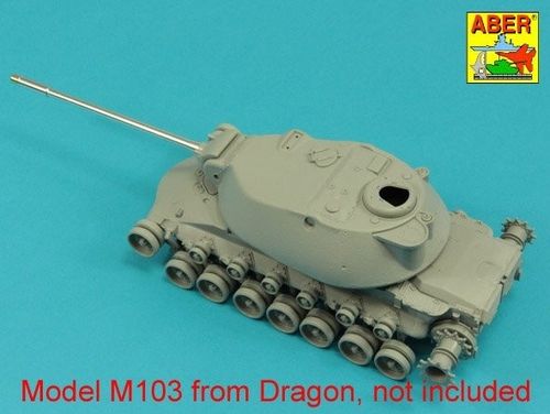 120 mm M-58 tank barrel for U.S. M103 Heavy Tank A1 or A2