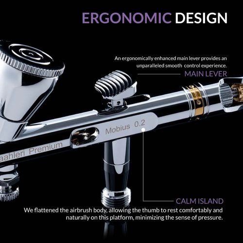 Gaahleri Premium Series GHPM-Mobius 0.2mm airbrush