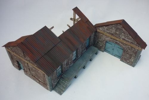 RT-Diorama 35211 Freight Shed (Modular System) (1:35)