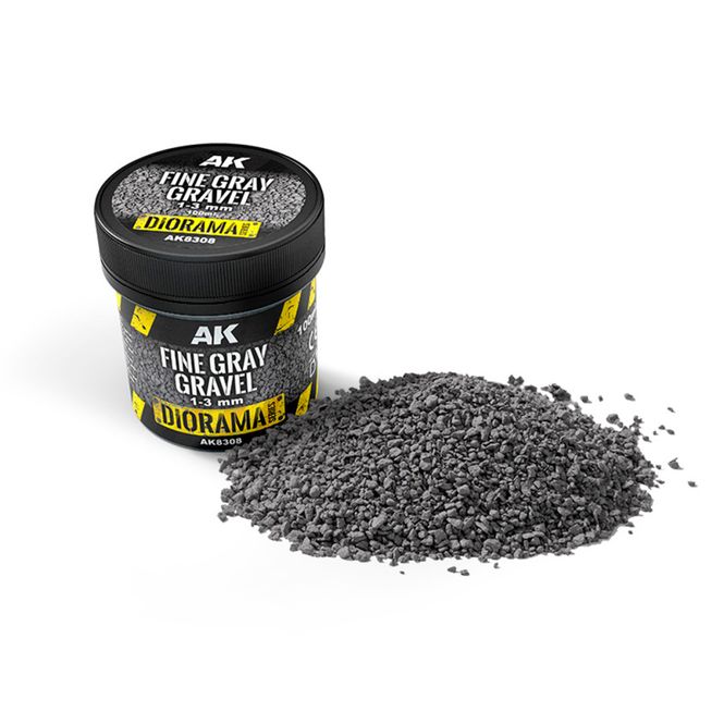 Hovedbilde Fine Gray Gravel 1-3mm 100ml