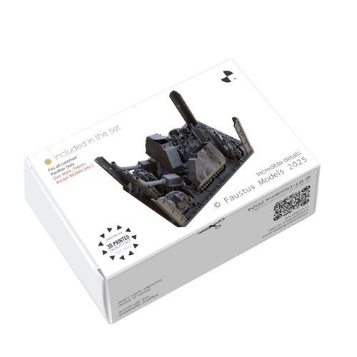 Faustus Models 1:35 - FM35039 Panther G Rear Details  Mid Version  Battle Worn