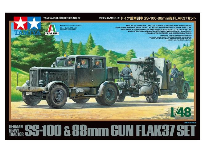 Main Image Tamiya 1:48 - German Heavy Tractor SS-100 and ...