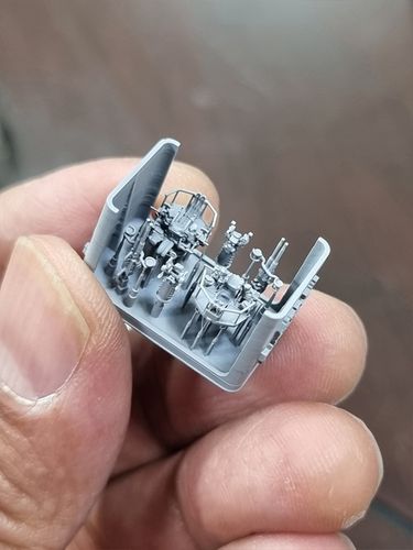 HS Models 1:350 - 40mm Twin Bofors (Early Version 2) with MK-51