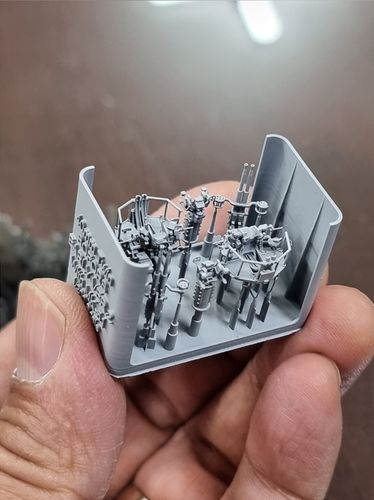 HS Models 1:200 - 40mm Twin Bofors (Early Version) with MK-51