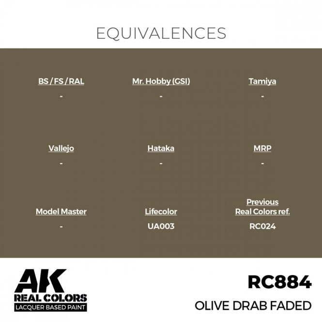 Hovedbilde RC884 Olive Drab Faded