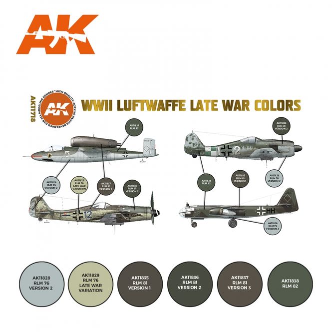 Main Image AK-Interactive AK 11718 WWII Luftwaffe Late War ...
