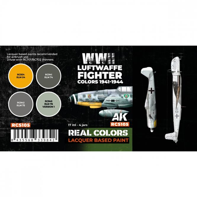 Hovedbilde AK-Interactive RCS105 Luftwaffe Fighter Colors ...