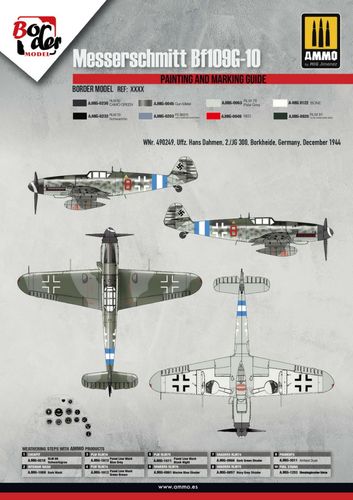 Border Model 1:35 - Messerschmitt Bf 109 G-10