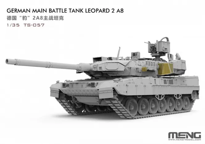 Hovedbilde Meng Model 1:35 - Leopard 2A8 - German Main ...