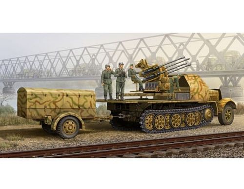 Trumpeter 1:35 - German 2cm Flakvierling 38 auf Selbstfahrlafette (Sd.Kfz.7/1 Late Version) 01524 
