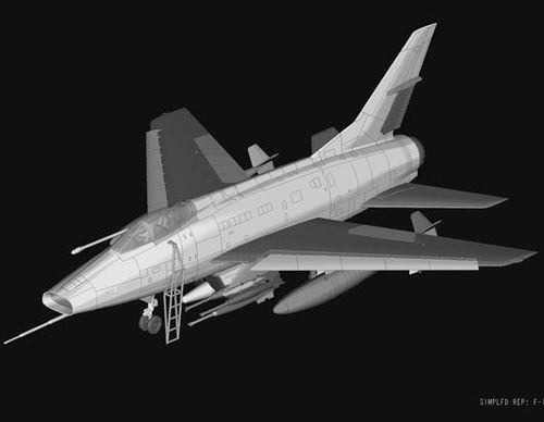 Trumpeter 1:48 - North American F-100C Super Sabre 02838