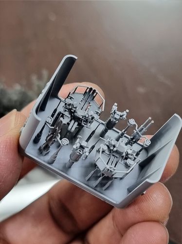 HS Models 1:200 - 40mm Twin Bofors (Early Version) with MK-51