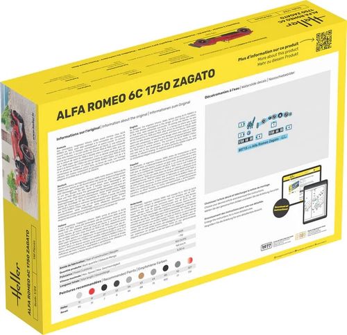 Heller 1:24 - Alfa Romeo 1750cc Zagato (80715)