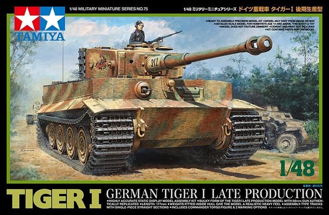 Hovedbilde Tamiya 1:48 - German Tiger I late production ...