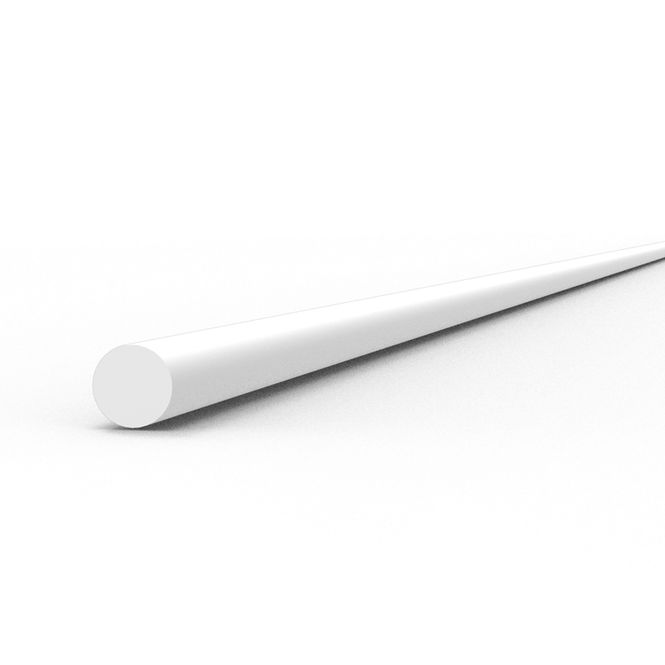 Hovedbilde Rod 1.00 diameter x 350mm - STYRENE STRIP