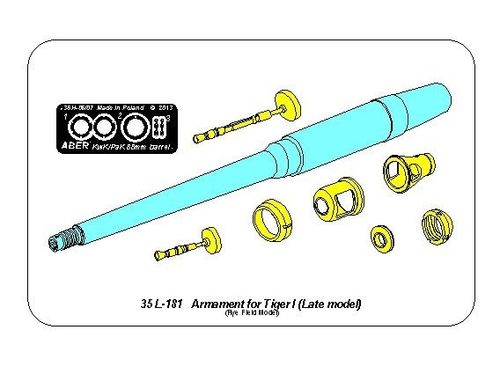 Armament for Tiger I (Late model)