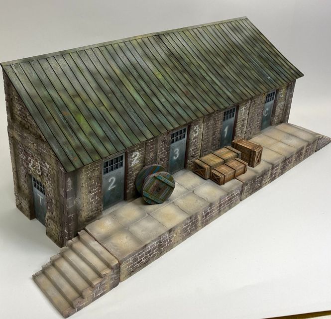 Main Image RT-Diorama 35023 Railroad Warehouse (Modular ...