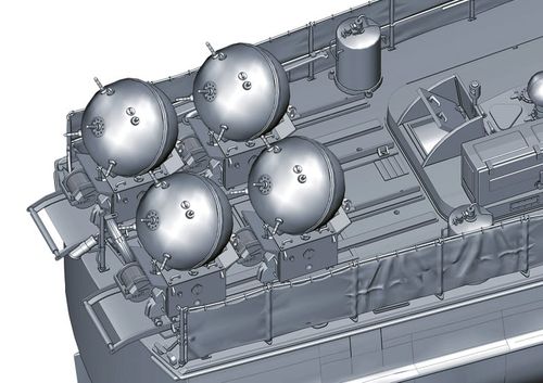 Italeri 1:35 - Schnellboot S-26/S-38 with 2cm Flak and sea mines/depth charges (5625S)