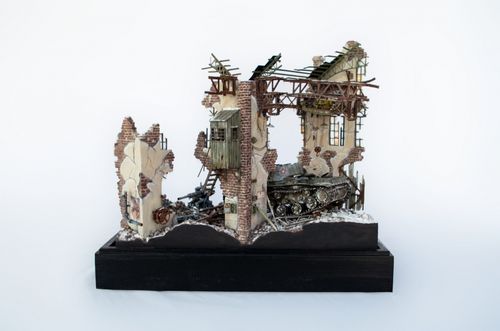 RT-Diorama 35303 Stalingrad Tractor Factory [Diorama Base] (1:35)