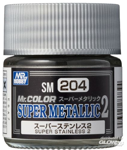 Super Metallic Colors II - Super Stainless II  SM204 - Mr. Color 10ml