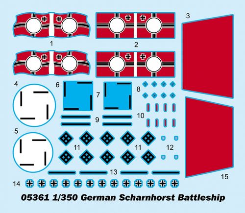 Trumpeter 1:350 - German Battle Cruiser Scharnhorst (05361)