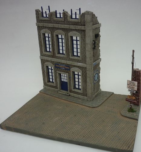 RT-Diorama 35197 Diorama-Base: Street Corner (1:35)