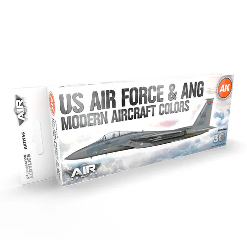 AK-Interactive AK11746 US Air Force & ANG Modern Aircraft Colors