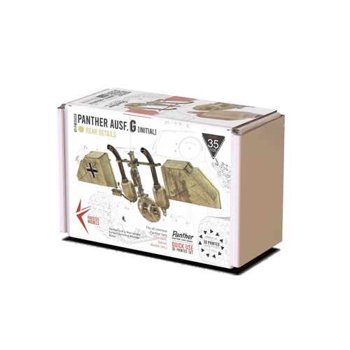 Faustus Models 1:35 - FM35034 Panther G Rear Details  Initial Version