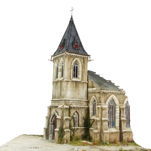 RT-Diorama 35035 Diorama Base - The Village Church (1:35)