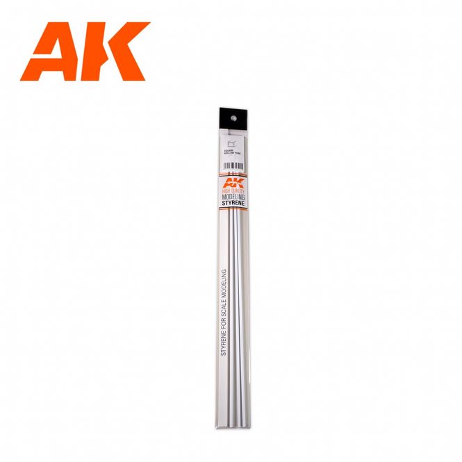 Main Image Square hollow tube 3.00x350mm(0,7mm)-STYRENE ...