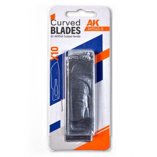 Kurvet knivblad til AK9545 (10 stk)