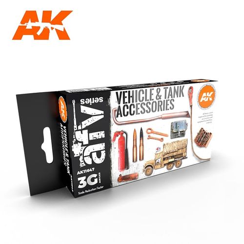 AK-Interactive AK 11647 VEHICLE AND TANK ACCESSORIES SET