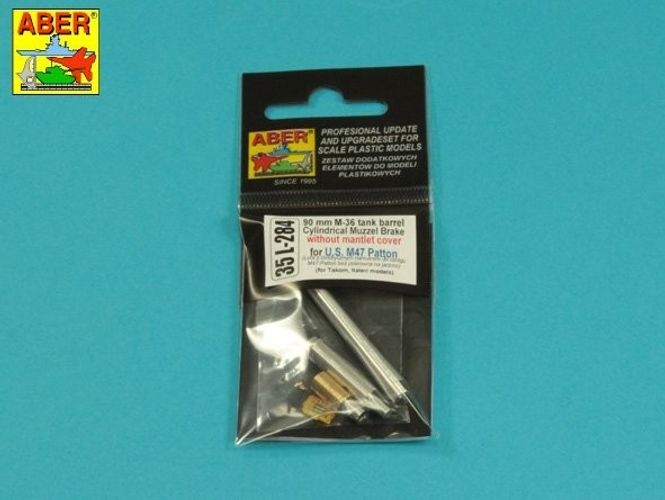 Hovedbilde 90 mm M-36 tank barrel  cyrindrical Muzzle Brake ...