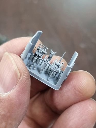 HS Models 1:350 - 40mm Single Bofors with MK-51