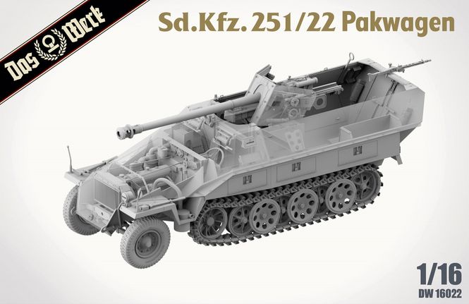 Hovedbilde Das Werk 1:16 - Sd.Kfz. 251/22 Ausf.D Pakwagen