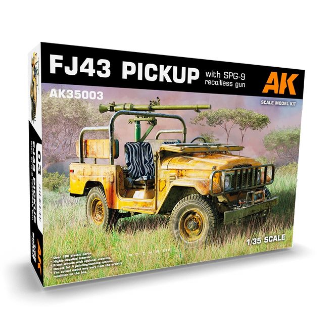 Hovedbilde AK-Interactive 1:35 - FJ43 Pickup with SPG-9 ...