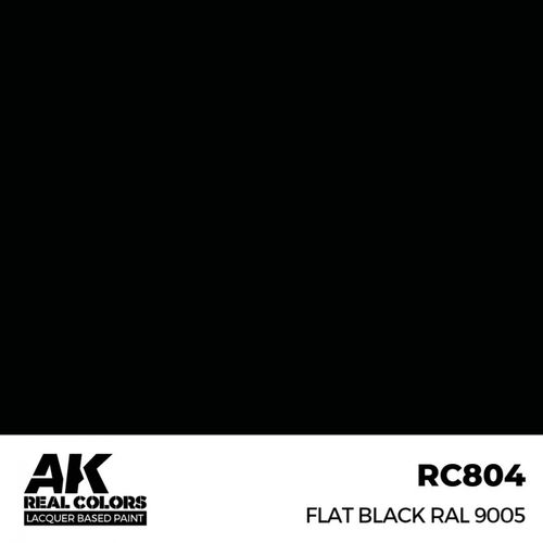 RC804 Flat Black RAL 9005
